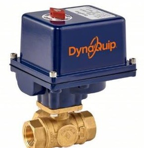 lot 32891 image: DYNAQUIP CONTROLS Electrically Actuated Three-Way Ball Valve