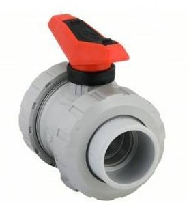 lot 32893 image: GF PIPING SYSTEMS Manual Two-Way Ball Valve 2 in