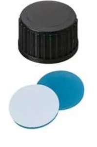 lot 32899 image: Kinesus 98706-71 1000 Pk 18mm Diameter Black Polypropylene Screw Cap