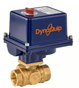 lot 32902 image: DYNAQUIP CONTROLS Electrically Actuated Three-Way Ball Valve