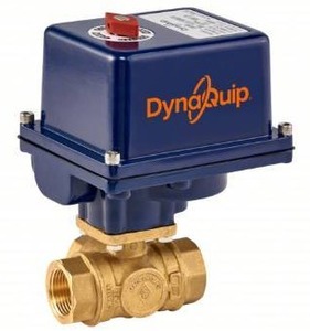 lot 32903 image: DYNAQUIP CONTROLS Electrically Actuated Three-Way Ball Valve