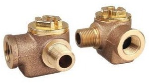 lot 32942 image: Powers Concealed Angled Check Stop for Any Shower Valve Without Check Stops