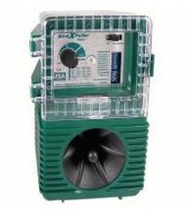 lot 32989 image: BIRD-X Electronic Bird Repeller 1 acre Coverage Area, Wall Mount, Electric, 110 dB Max Volume
