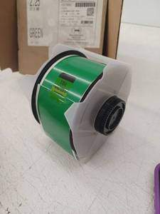 lot 33023 image: Brady Globalmark B595 Green Label Tape 2.25
