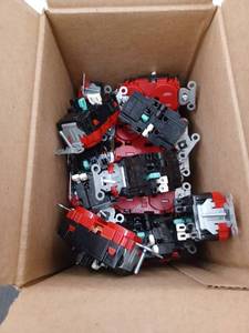 lot 33027 image: Lot of unknown amt of Red and Black Electrical Outlets
