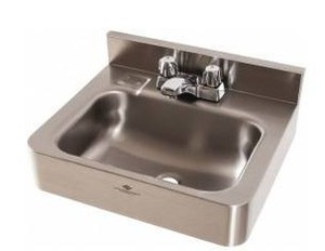 lot 33033 image: Acorn Engineering Company Lavatory Sink Wall-Hung Mount, 9-12 Inside Length, 14-12 Inside Width, 6 Inside Depth