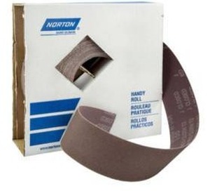 lot 33042 image: Norton 2 X 50 yd P320 Grit Metalite Aluminum Oxide Cloth Roll