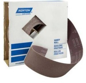 lot 33043 image: Norton 2 X 50 yd P320 Grit Metalite Aluminum Oxide Cloth Roll