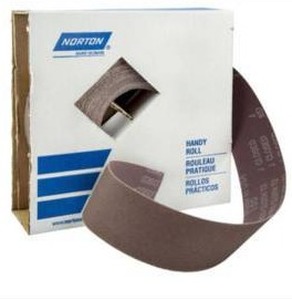 lot 33044 image: Norton 2 X 50 yd P320 Grit Metalite Aluminum Oxide Cloth Roll