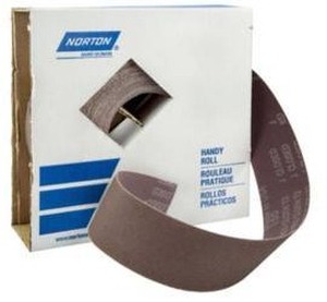 lot 33045 image: Norton 2 X 50 yd P320 Grit Metalite Aluminum Oxide Cloth Roll