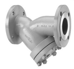 lot 33056 image: Keckley 32RFY-CS062P34-GBI-SA7 Wye Strainer With 116 in Perforated 304 Stainless Steel Screen and Bolted Cover Connection, 2-12 in, 9-34 in OAL, Raised Face Flanged Connection, Import