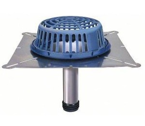 lot 33062 image: ZURN Roof Drain 13 58 in Overall Dia, 17 in Overall Ht, 18 12 in Overall Wd, 18 12 in Overall Lg