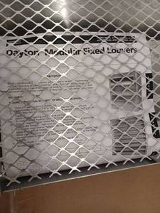 lot 33081 image: Dayton Aluminum Fixed Louvers 24x24 4FZF4