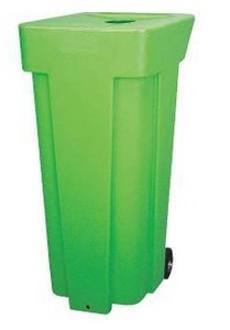 lot 33102 image: Honeywell Home Sperian Fluid Disposal Cart for Fendall Porta Stream I, II, III, and Fendall Flash Flood, 23.5 gallon Capacity, Green