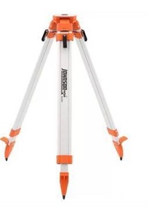 lot 33104 image: Johnson Level Contractor Aluminum Tripod, Adjustable 37-59 Inch, 40-6335