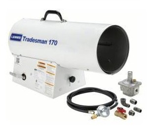 lot 33123 image: L.B. WHITE Tradesman 170 Portable Gas Torpedo Heater