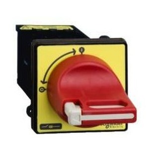 lot 33158 image: Schneider Electric Switch Disconnector, TeSys Control, For ONEmergency Stop, 20A(VN20), For Mounting on Door VCDN20, 2 Pack