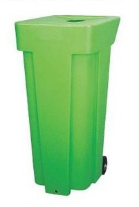 lot 33161 image: Honeywell Home Sperian Fluid Disposal Cart for Fendall Porta Stream I, II, III, and Fendall Flash Flood, 23.5 gallon Capacity, Green