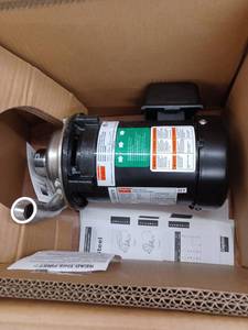 lot 33169 image: Dayton 12 HP Stainless Steel Centrifugal  Pump