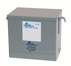 lot 61406 image: ACME ELECTRIC Dry Type Power Distribution Transformer 480V AC, 120V AC208V AC Wye, 3R, Wall