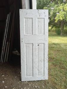 lot 56400 image: Vintage Four-Panel Interior Doors