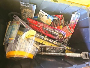 lot 56444 image: Assorted Hardware Tools and Accessories Lot