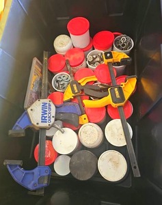 lot 56446 image: DeWalt and Irwin Tools Collection - Quick-Grip Clamps and Hardware Set