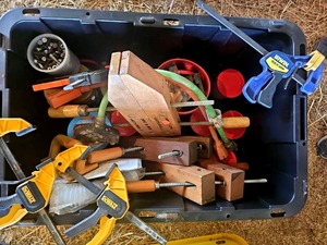 lot 56447 image: DeWalt, Irwin & Wood Clamps and Hardware Set