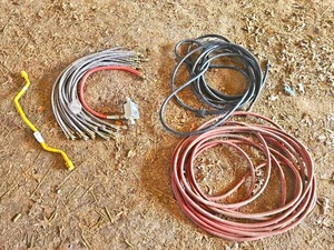 lot 56454 image: Industrial Hydraulic Hose Assembly Set