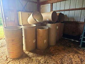 lot 56480 image: Industrial Concrete Form Tubes - Large Diameter