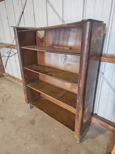 lot 56498 image: Vintage Shelving Unit 36 x 13 x 45