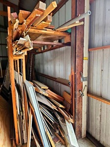 lot 56545 image: Assorted Construction Wood and Building Materials Lot