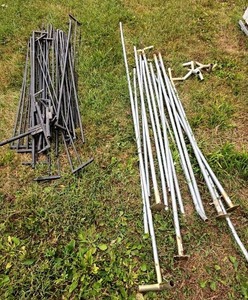 lot 56561 image: Lot of 2 Canopy Stands (Frames only)