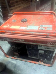 lot 56568 image: Honda Multiquip 3600 Generator (Serviced to Working Condition)