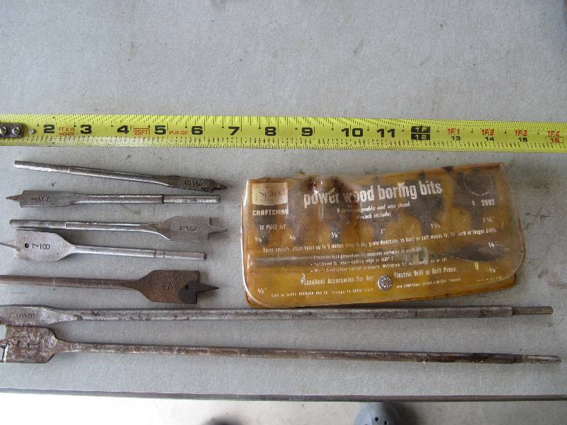 lot 2143 image: Lot of 14 Wooding Boring Bits (Shop Tools)