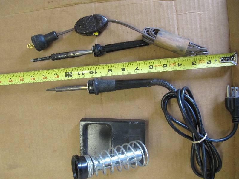 lot 2141 image: Lot of 2 Soldering Irons - Tested (Shop Tools)