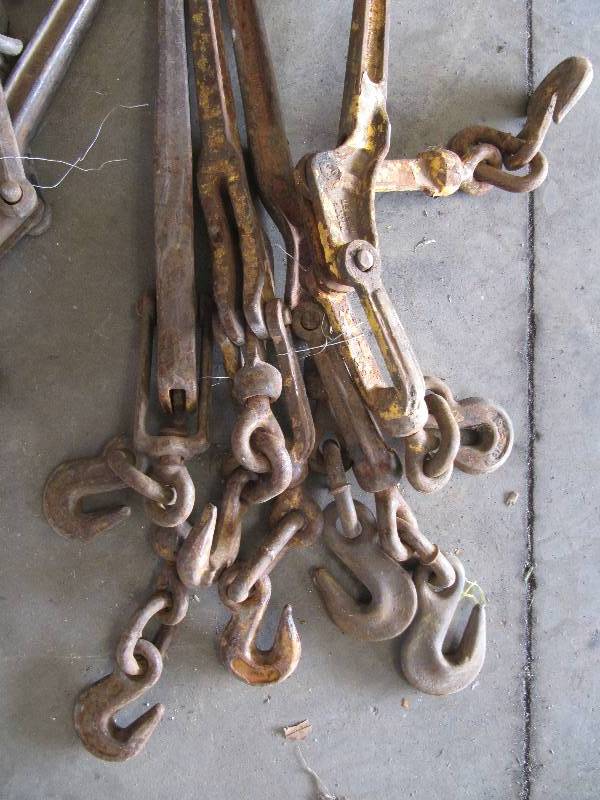 lot 2111 image: 5 Chain Snap Binders TESTED (SHOP TOOLS)
