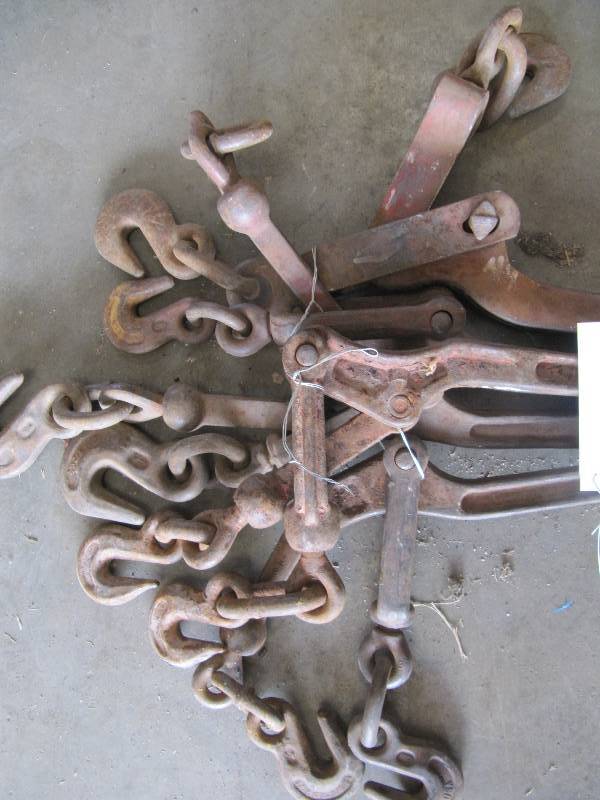 lot 2112 image: 5 Chain Snap Binders TESTED (SHOP TOOLS)