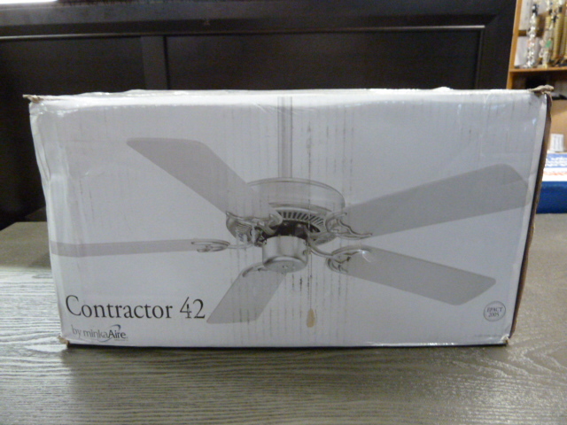 New Oil Rubbed Bronze Ceiling Fan With Medium Maple Blades