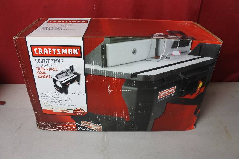 lot 10407 image: Craftsman 24x14 router table�