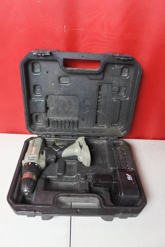 lot 10428 image: Craftsman 12v cordless Drill with Battery