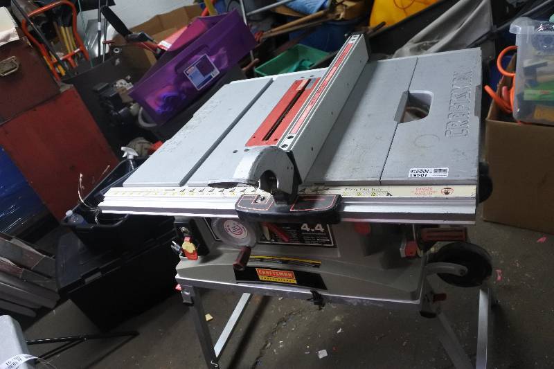 lot 10451 image: Craftsman 10 in Table Saw