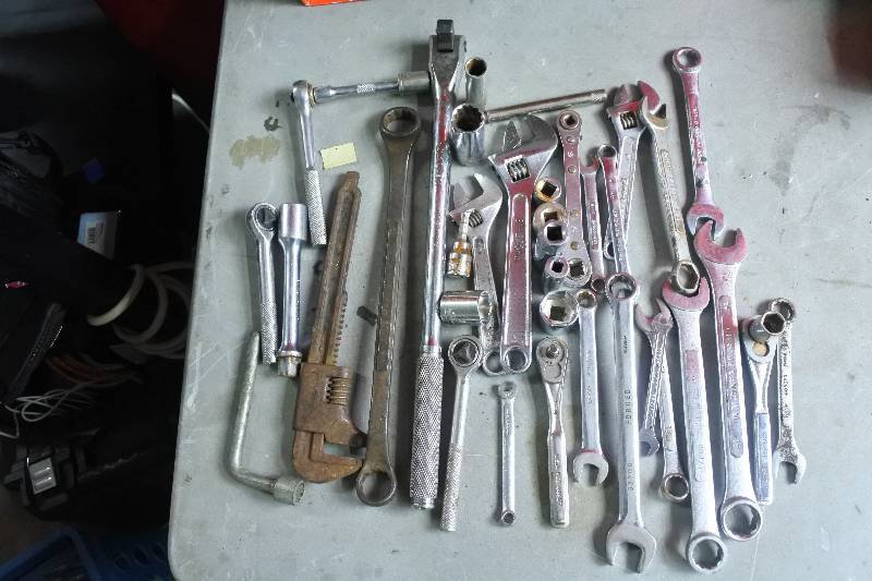 lot 10478 image: Lot of Wrenches (totes not included)