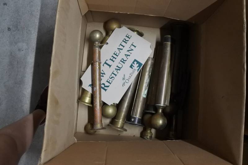 lot 10512 image: Lot of Vintage Sign Holders