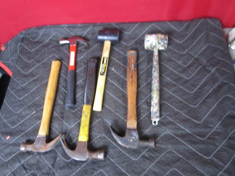 lot 10617 image: Lot of Hammers
