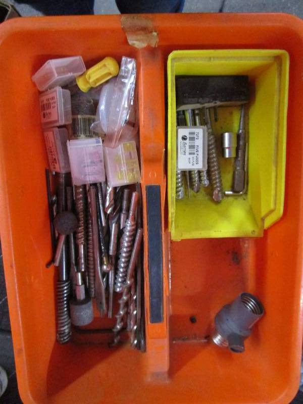 lot 10676 image: Large Lot of Drill Bits (totes not included)