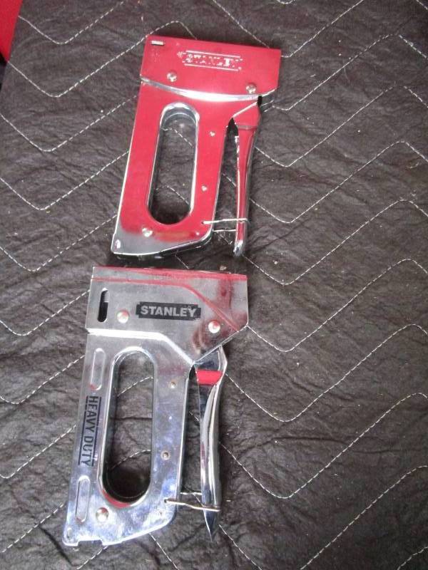 lot 10677 image: 2 Heavy Duty Stanley Staplers