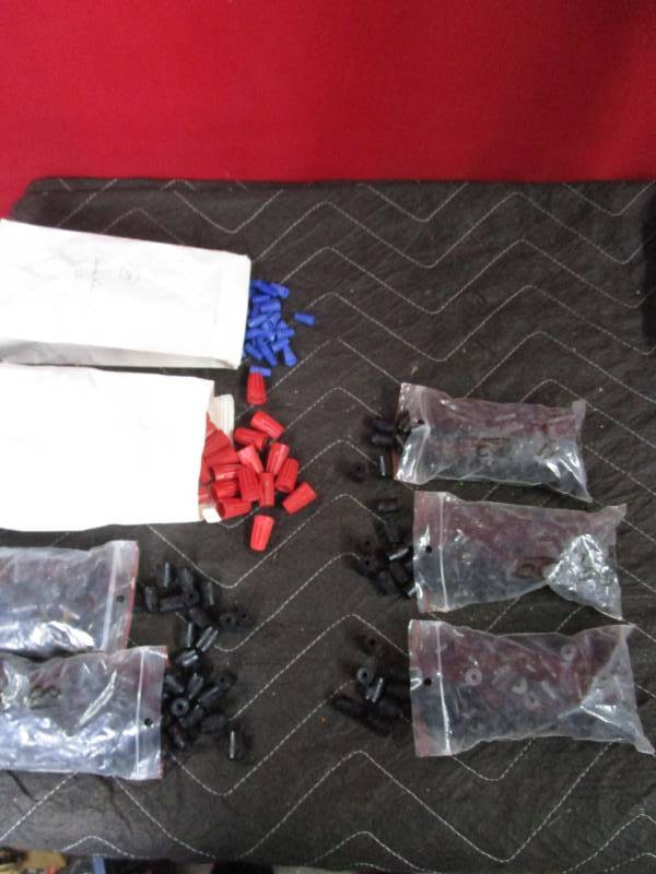 lot 10680 image: Lot of Electrical Caps and More (totes not included)