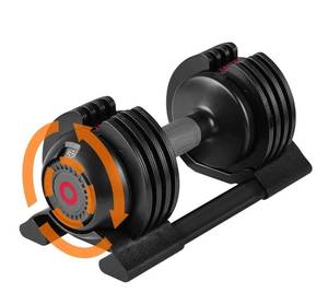 lot 4127 image: Adjustable Dumbbell - 52lbs