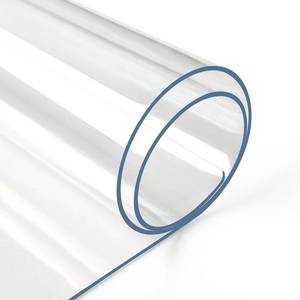lot 93418 image: Deep Dream 2mm Thick Clear Table Cover Protector 36 x 60 Inch, Plastic Table Cover Rectangle, PVC Clear Table Protector, Desk Protector Mat for Dining Room Table